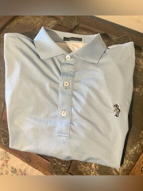 Turtleson Light Blue Men's Polo Shirt Sz Med - NWOT